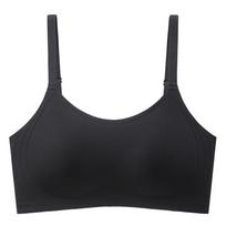 Summer seamless thin tube top jelly glue underwear one-piece fixed cup non-empty cup comfortable breathable bra 2XL size = 40/90 ABC cup (150-82.5 kg) juoda