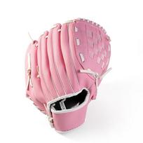 Thickened Infield Pitcher Baseball Softball Glove Kids Teens Adults Training PU Leather Kids 9.5 With Ball rausva