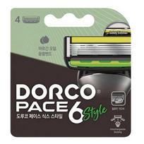 DORCO PACE6 Style Exclusive Razor Blades 6-Pack (4 Pieces) white