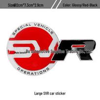Range Rover SVR Sport Executive Edition Emblema ir Šoninių Lipdukų Rinkinys red