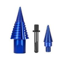 Medienos skaldymo grąžtas, 110 mm tvirtas rąstų skaldytuvas su sriegiu, didelio anglies plieno konstrukcija, kelios veleno parinktys 110MM round handle connecting rod