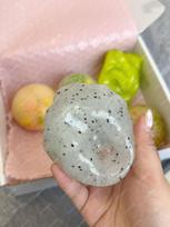 Fruit Slushie Stress Ball Squishy Toys Ice Slush Crunchy Stress Ball Asmr Frosty Crunch Sound Anti Stress Fidget Toys For Adults yellow