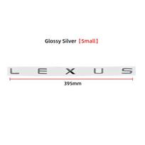 Automobilio lipdukas 3D ABS Automobilio raidės Galinė bagažinė Lexus Logotipo Emblemos Lipdukai Ženklelis Lexus F SPORT GX460 Ct200h IS250 ES 220D IS200 Fs white