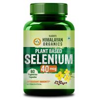 Vlado’s Himalayan Organics Plant-Based Selenium 40mcg 60 Veg Capsules for Immune, Heart, Thyroid & Cholesterol Support beige