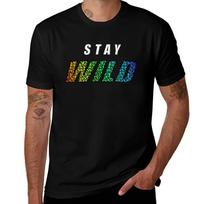 Stay Wild Exclusive Ben Azelart TShirt Breathable Lightweight Summer Top 4XL black