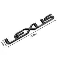 ABS Automobilio Galinės Bagažinės Emblema Lipdukas Lexus Logotipui ES300 IS300 IS350 ES250 ES350 IS250 CT200H GS350 NX200 Priedai gray