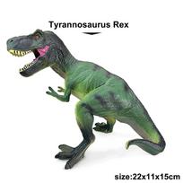 Dinosaurs World Brinquedo Savage Jurassic Indominus Rex Spinosaurus Triceratops Action Figures Collection Toy For Children Gifts gray