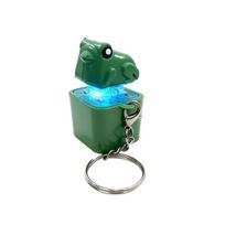 1-4Pcs Croaking Frog Fidget Toy Keychain Rechargeable Frog Keychain With Sound Funny Frog Keyboard Clicker Stress Relief blue