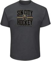 Majestic NHL Men's Las Vegas Golden Knights Sin City T-Shirt Unisex T-Shirt XXXL black