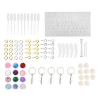 Silicone Mold Epoxy Resin Jewelry Findings Decoration DIY Making Tool Set Accessory white