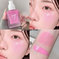Shaqinuo Natural Matte Liquid Blush - Light, Thin, Low-Saturation Rouge for Enhanced Complexion. gray