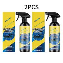 Car Nano Coating Spray Paint Gloss Enhancer Quick Detailer For Home Use Shine Boosting Waterless Wax Polish 120ml yellow