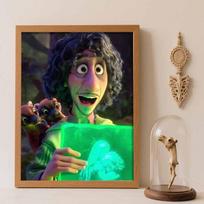 Disney Diamond Painting 5D DIY Bruno Madrigal Diamond Painting Art Diamond Painting Kit Adult/Beginner Gift Idea Home Decor Round 30x40cm brown