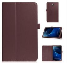 Atverčiami dėklai, skirti Samsung Galaxy Tab A6 10.1 S6 Lite P610 P615 P613 P619 PU odiniam stovui išmanusis dangtelis S6 Lite 10.4  2020 P610 ruda
