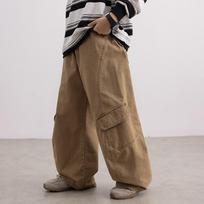 Boys Casual Cargo Pants Spring Autumn Kids Trousers 160cm chaki