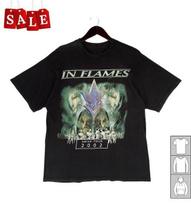 Hot IN FLAMES melodic death metal band  Cotton Unisex S-235XL T-Shirt  WL353 Unisex T-Shirt XXXL black