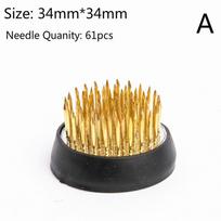 Multi-sizes Florist Floral Arrangement Copper Pin Frog Prong Brass Needle Fixed Tools Japanese Ikebana Kenzan Garden Bonsai Base beige
