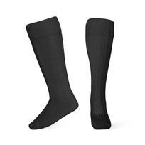 Kilt Socks Vyriškos Kilt Socks Scottish Highland Wear Kilt Socks L juoda