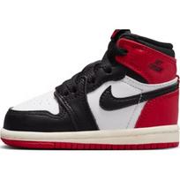 Jordan Air Jordan 1 aukštakulniai vaikiški batai Balti Juodi Kūdikiams Ir Mažiems Vaikams FD1413-106 22 black