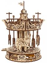 Wooden 3D carousel Ugears puzzle