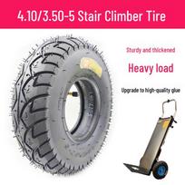 12-Inch 4.10/3.50-5 Tire for Stair Climbers, Handcarts, Scooters & Amusement Park Trains 3.50-5 Regular Natural Rubber Inner Tube gray