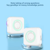 Pocket Thermal Printer Wireless Inkless Printing Machine for Photo Label Shopping List Built in Battery white