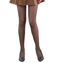 Stylish Ladies Pantyhose High Elasticity Fiber Ultra Sheer Tights Solid Color Control Top Stockings with Reinforced Toes juoda