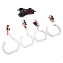 Car LED Headlight Angel Eyes Kit White for DTM Style Replacement for E82 E88 E87 E81 2008‑2011 Xenon Headlamp white