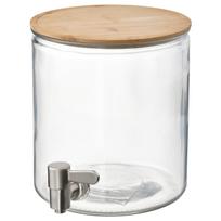 IKEA Drink Server 4 L Glass 365+ Bamboo/Clear (205.391.03/20539103) white