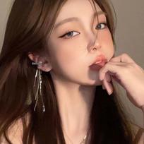 Elegant Tassel Ear Cuff: No-Pierce, Painless Earrings for Women beige