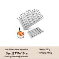 Food-Grade Silicone Cake Mold: 12-Cavity Banana Blueberry Pear Mousse, Easy Release & Heat Resistant white