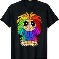 Yarnaby Nightmare Plush Critters T Shirt S blue