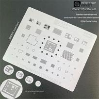 Amaoe Yixiu IP16 litavimo pastos trafaretas, skirtas iPhone 16/Pro/Max/viduriniam sluoksniui/A18 CPU gray