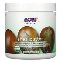 NOW Foods, Solutions, taukmedžio sviestas, 7 fl uncijos (198 ml) white