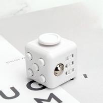 New Fidget Cube Decompression Toy, Sensory Toy For Anxiety Crowds, Stress Relief Gadget For Adults, Fingertip Desk Mini Toy & Gi white