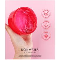 FOODAHOLIC Rose Water Radiance-Cooling & Soothing Moisture Gel 300ml red