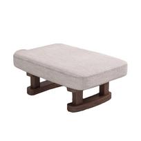 Rounded Edges Shoe Changing Bench Smooth Foot Rest Solid Wood Foot Stool  Sofa Foot Rest Style B2