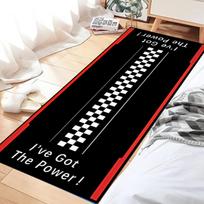 Motociklo kilimėlis Garažo kilimėlis Lenktyninis Šaunus Moto ekspozicijai Motociklo ekspozicijos kilimėlis Neslystantis Namų dekoras Ilgas juostinis kilimas 50cm x 80cm