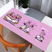 DBZ Dragon Ball Majin Buu Mouse Pad Professional ESports Game Players Speed Lock Edge Rubber Game Desk Mousepad Keyboard Mat 30cmx60cm gray