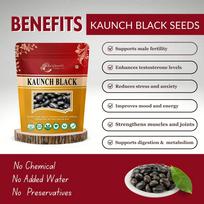 BrijBooti Black Kaunch Seeds 100 Gr - Mucuna Pruriens - Kala Koch ke Beej - Cowhage