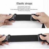 Nylon Chest Strap Mount Belt Adjustable Outdoor Elastic Fit for Osmo Pocket 1/2 Camera black