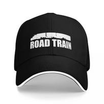 Australian Road train Trucks Lorry aussy Trucker Driver in the outback Baseball Cap funny hat Sunscreen Golf Wear Woman Mens black