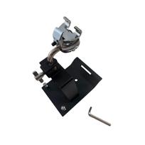 Bass Drum Pedal Riser & Multi-Functional Tool Clip Galvanized Steel gray