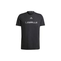 adidas Les Mills Grafinis T-shirt Juodas Vyriškas Streetwear IX7977 XL black