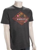 Hurley Everyday Washed Oasis T-Shirt - Black Heather - New Unisex T-Shirt L white