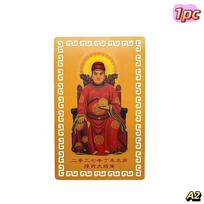 2027 Tai Sui Card Feng Shui Prayer Gold Card Exorcism Protection Gift Safe Bring In Wealth And Treasure A2 orange
