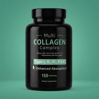 Multi-Type Collagen Peptides Complex – 150 Pills for Hair Growth, Youthful Skin & Joint Health 1pack