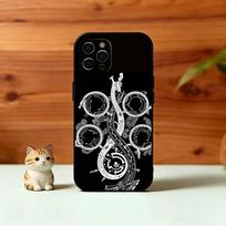 M-Monster M-Wild H-Hunter Phone Case Silicone Soft For IPhone 17 16 15 14 13 12 11 X XR Plus Pro Max Plus iPhone16 black