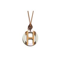 HERMES H Equipe Bubali Cornu Necklaces Women's H057087FL13 F ruda