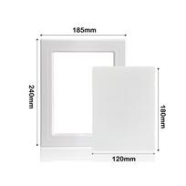 Lipni atidarymo dangtelio plokštelė Plastikinė apžiūros anga Durys Sienos Lubos 185x240mm